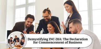 Demystifying INC-20A: The Declaration for Commencement of Business