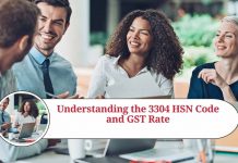 Understanding the 3304 HSN Code and GST Rate
