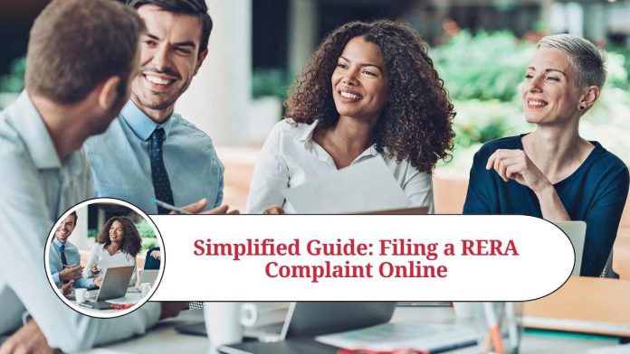 how to file rera complaint online