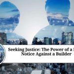 legal notice against builder