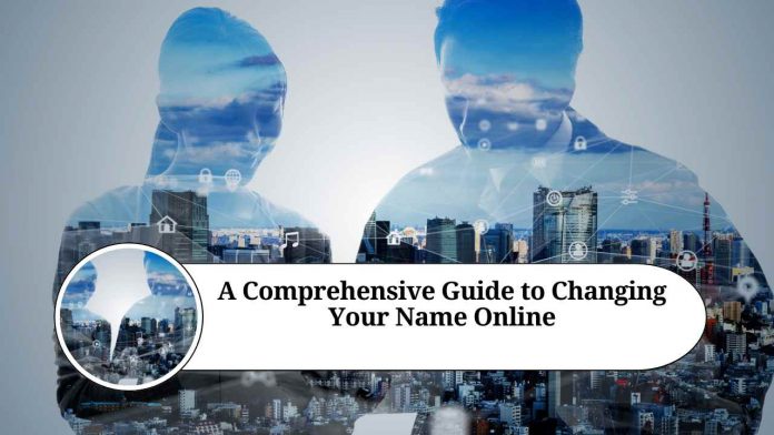 how to change my name online