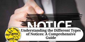 "Understanding the Different Types of Notices: A Comprehensive Guide