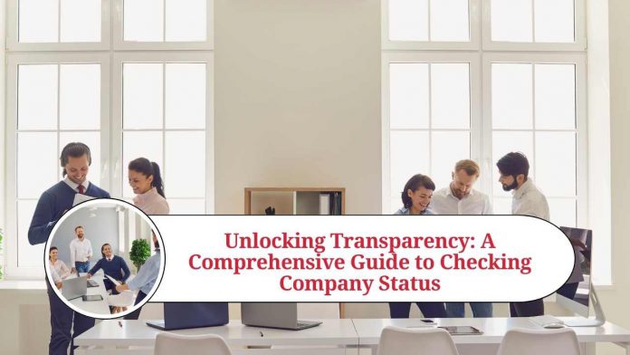 Unlocking Transparency: A Comprehensive Guide to Checking Company Status