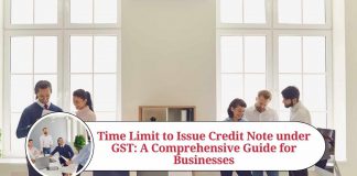 time limit to issue credit note under gst