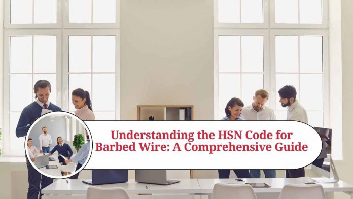 barbed wire hsn code