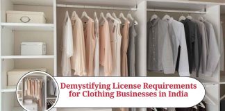 license required for clothing business in india