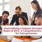 company incorporation rules 2019