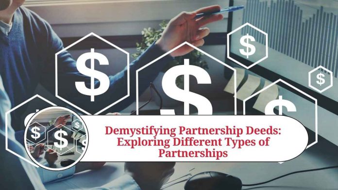 types of partnership deed