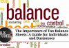 The Importance of Tax Balance Sheets: A Guide for Individuals and Businesses