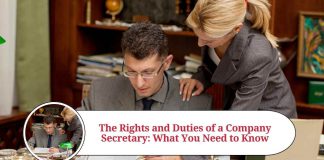 rights and duties of company secretary