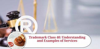 Trademark Class 40
