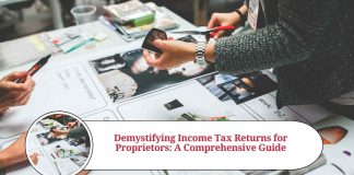 income tax return for proprietor