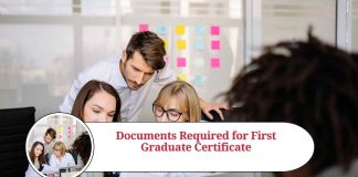 Documents Required for First Graduate Certificate