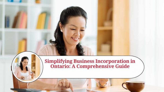 business incorporation ontario