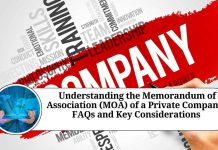 " Understanding the Memorandum of Association (MOA) of a Private Company: FAQs and Key Considerations"