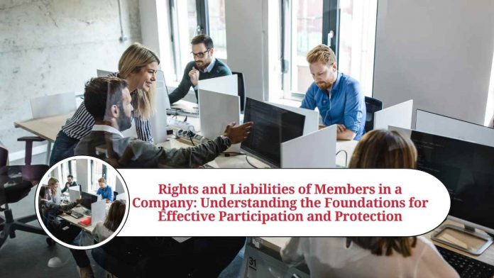 rights and liabilities of members of company