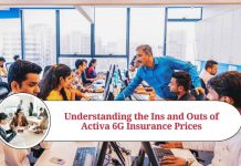 activa 6g insurance price