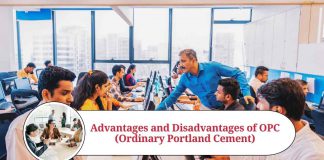 Advantages and Disadvantages of OPC (Ordinary Portland Cement)