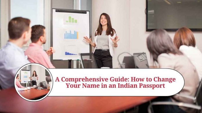 how to change the name in passport india