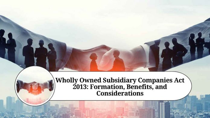 Wholly Owned Subsidiary Companies Act 2013: A Comprehensive Guide to Formation, Benefits, and Considerations