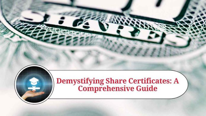 define share certificate