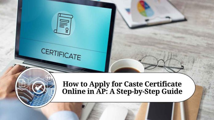 how to apply caste certificate online in ap