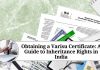 Obtaining a Varisu Certificate: A Guide to Inheritance Rights in India