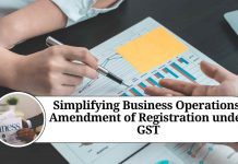 Simplifying Business Operations: Amendment of Registration under GST