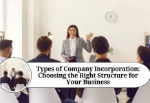 types of company incorporation