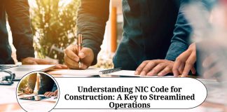 nic code for construction