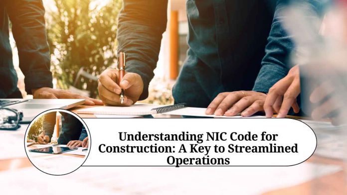 nic code for construction