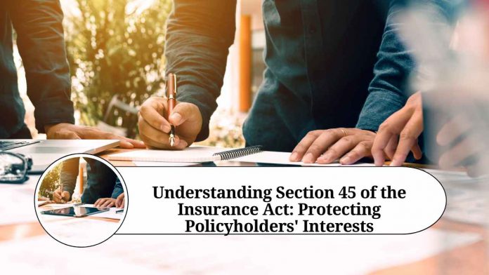 section 45 of insurance act