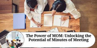 The Power of MOM: Unlocking the Potential of Minutes of Meeting