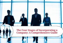 4 stages of incorporation of company