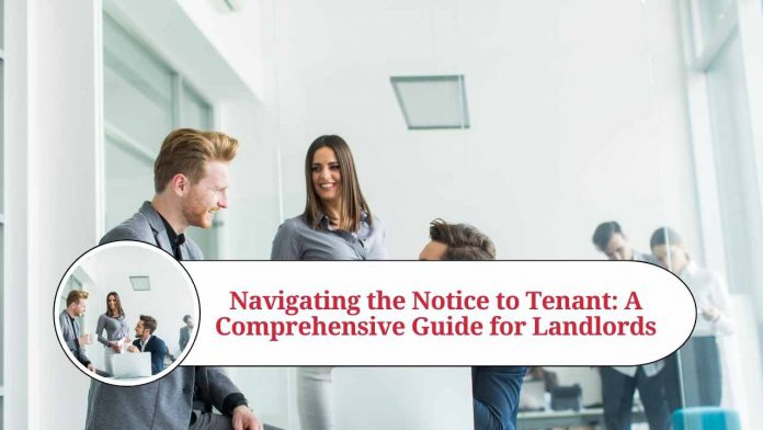 notice to tenant