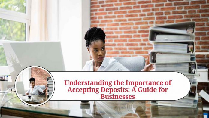 acceptance of deposits