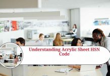 acrylic sheet hsn code