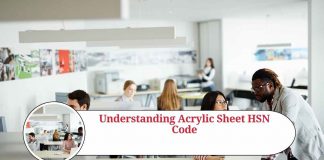 acrylic sheet hsn code