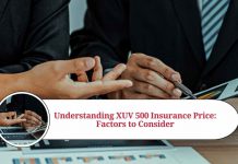 xuv 500 insurance price