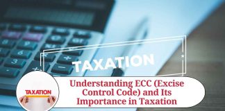 ecc excise control code