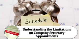 Understanding the Limitations on Company Secretary Appointments