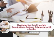 how to end a business relationship with a vendor