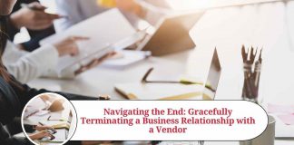 how to end a business relationship with a vendor
