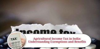 agriculture tax free state in india
