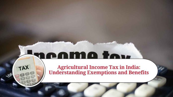 agriculture tax free state in india