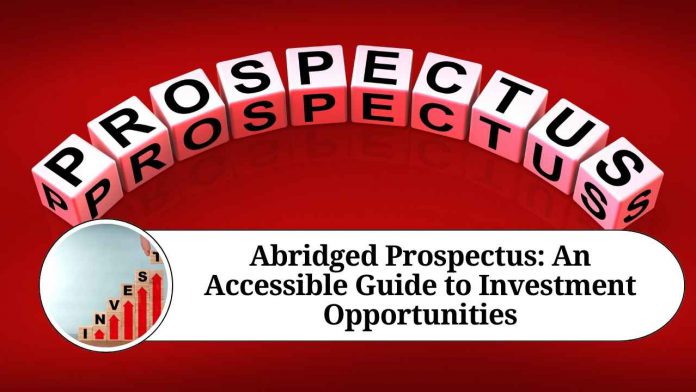 Abridged Prospectus: An Accessible Guide to Investment Opportunities