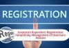 Insurance Repository Registration