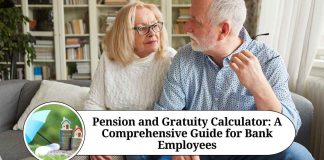 pension and gratuity calculator for bank employees