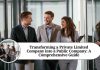 convert pvt ltd company into public company