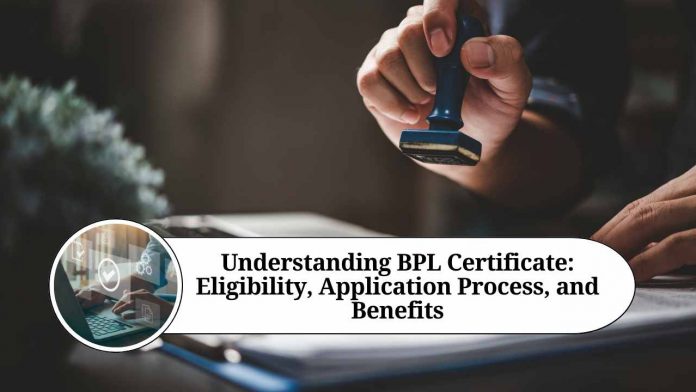 what is bpl certificate